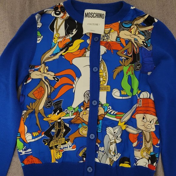 Moschino Sweaters - Moschino Couture X Jeremy Scott Looney Tunes jacket